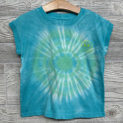 Tie Dye Shirt Embroidered Smiley Face