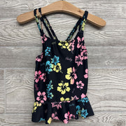 2 Pc Swimsuit Flowers