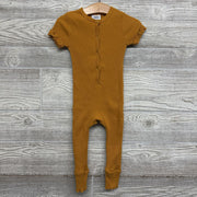 Ribbed Henley Romper