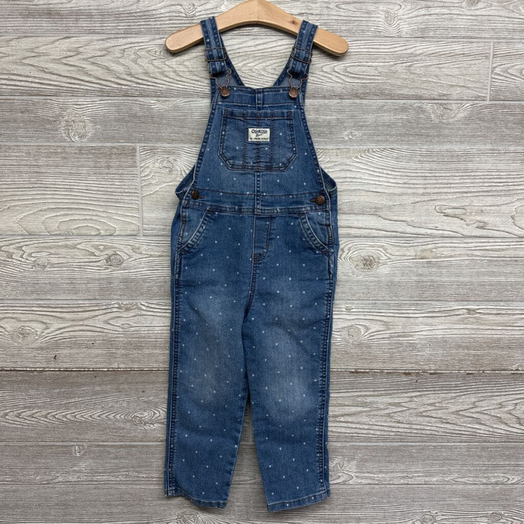 Denim Overalls Eyelet Dots