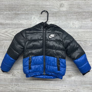 Color Block Puffer Coat