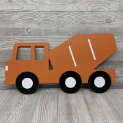 Large Wooden Cement Mixer Wall Sign