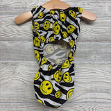 Open Back Leotard Smiley Faces