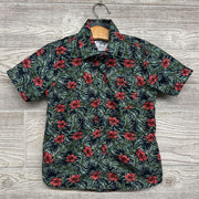 Button Up SS Shirt Flowers