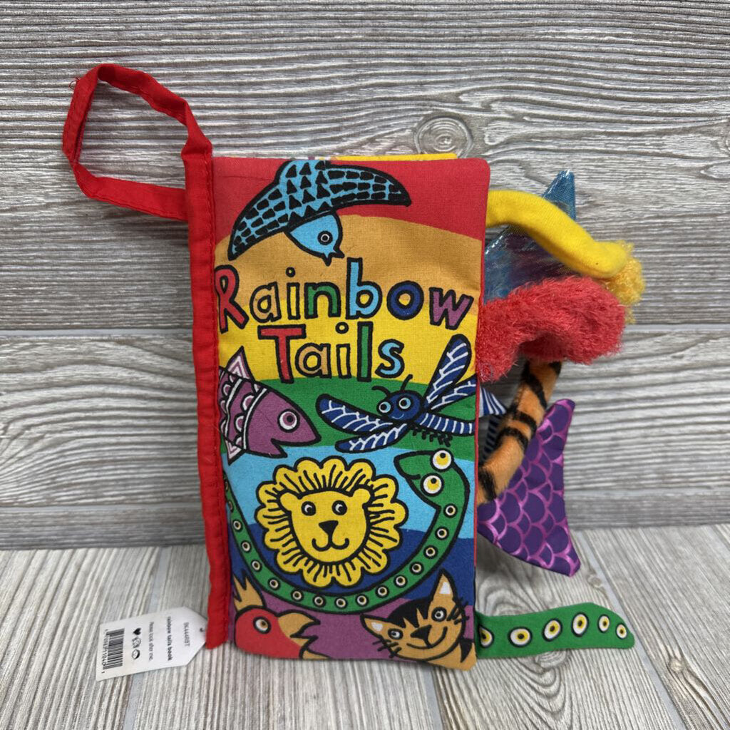 NEW Rainbow Tails Fabric Book