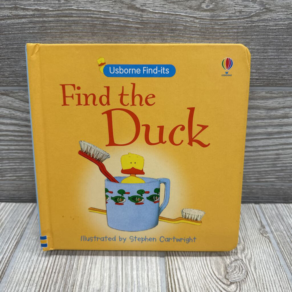 Usborne Find The Duck Hardcover Book