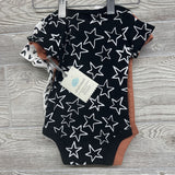 NEW 4 Pk Bodysuits Stars Solid