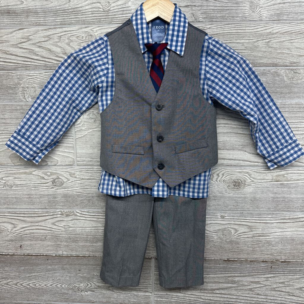 4 Pc Dress Suit Set Gingham