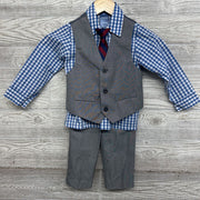 4 Pc Dress Suit Set Gingham