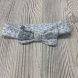 LS Smocked Footed Coverall W/ Headwrap Flowers