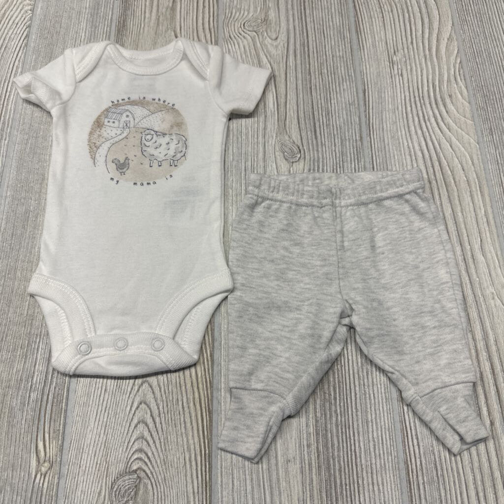 Bodysuit & Pants Home Is Where My Mama Is Preemie