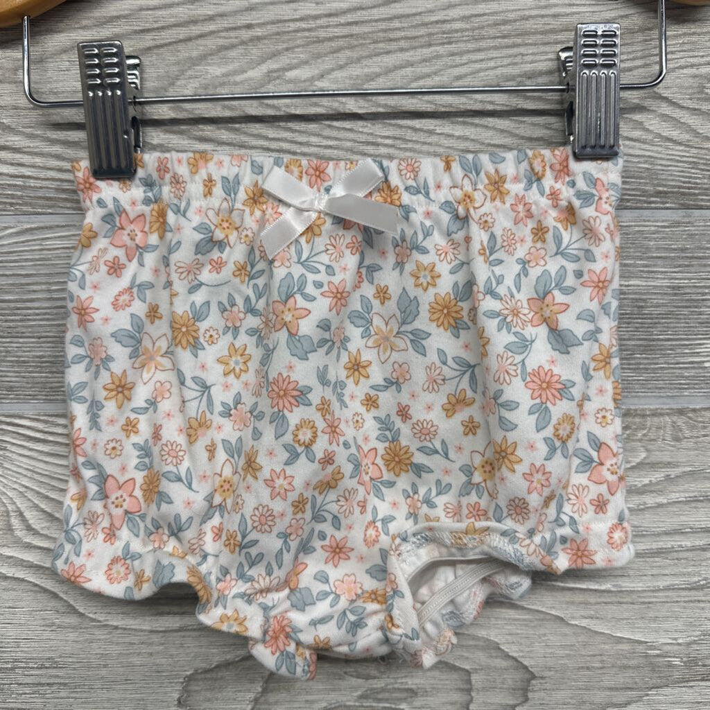 Tank Top & Bloomers Flowers Bow Straps 3-6M