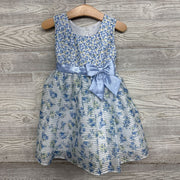 Tank Layered Dress Stripes Flowers 2t