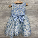 Tank Layered Dress Stripes Flowers 2t