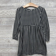 LS Knit Dress Gingham 2t