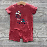 Shorty Romper Little Guy On The Move