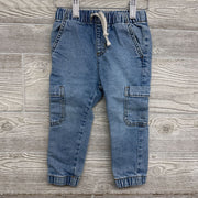 Drawstring Jogger Cargo Jeans