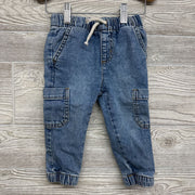 Drawstring Jogger Cargo Jeans