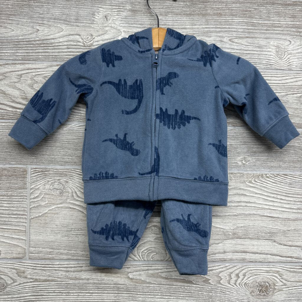 Fleece Jacket & Sweatpants Dinosaurs 0-3M