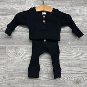 LS Ribbed Henley Bodysuit & Pants 3M