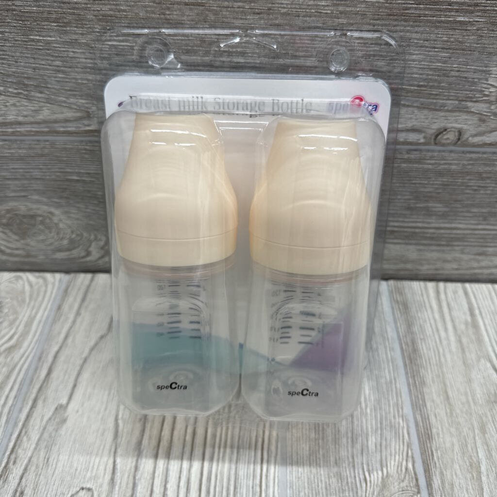 NEW 2 Pk Breast Milk Storage Bottles