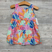 NEW Tank Dress Flowers 12m