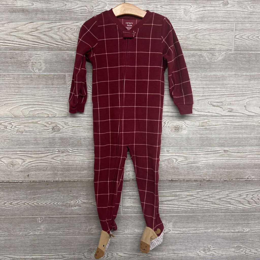 Blanket Sleeper Grid Moose Feet 3t
