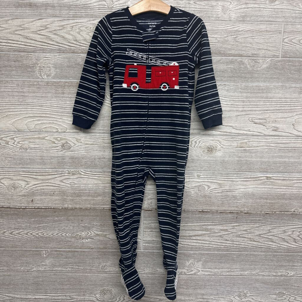 Blanket Sleeper Stripes Fire Truck 3t