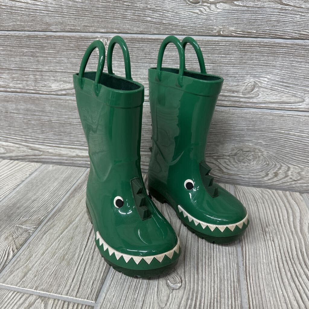 Rain Boots Dinosaur 7c
