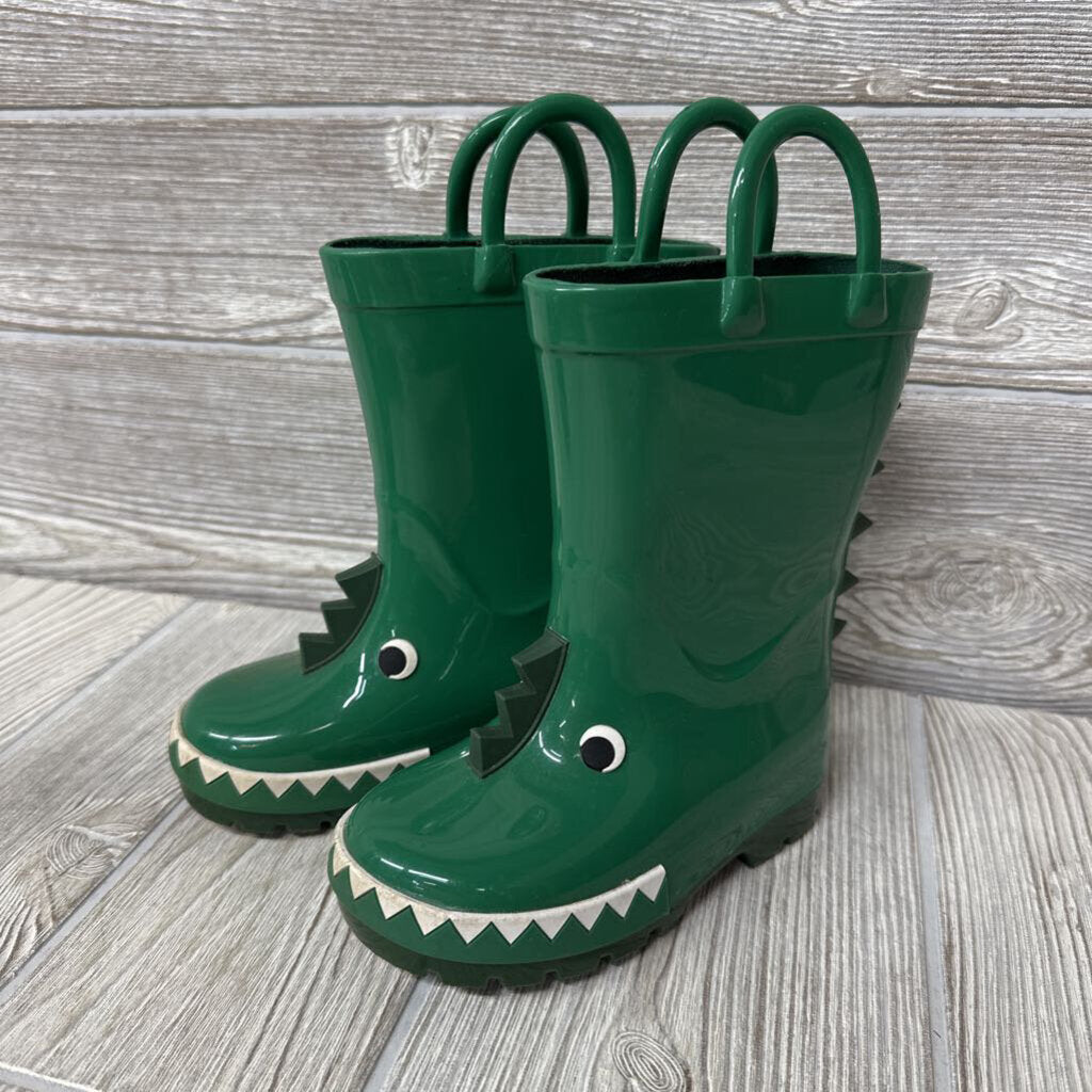 Rain Boots Dinosaur 7c
