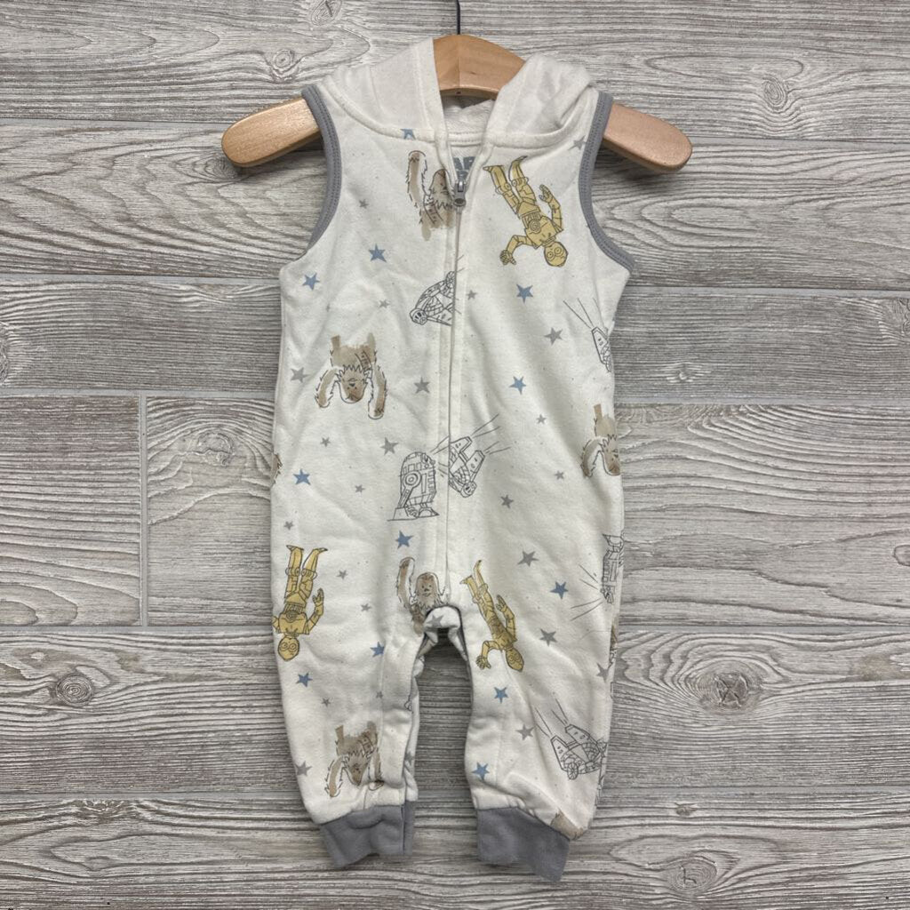 Tank Coverall W/ Hood Star Wars 3-6m