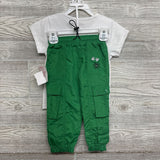 NEW Shirt & Cargo Joggers Daddy's Girl 3t