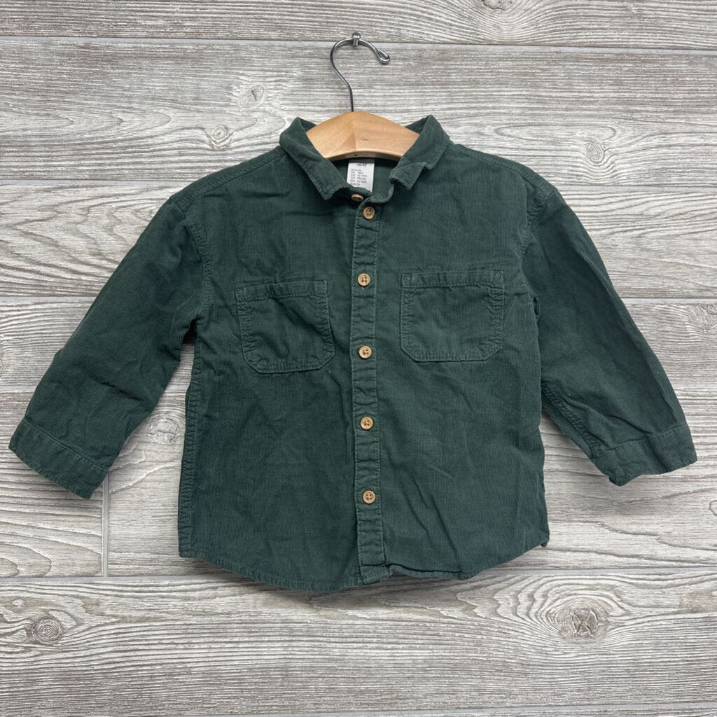 Corduroy Button Up Shirt 18M