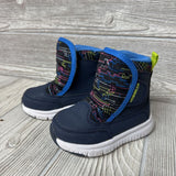 Velcro Snow Boots Printed Lines