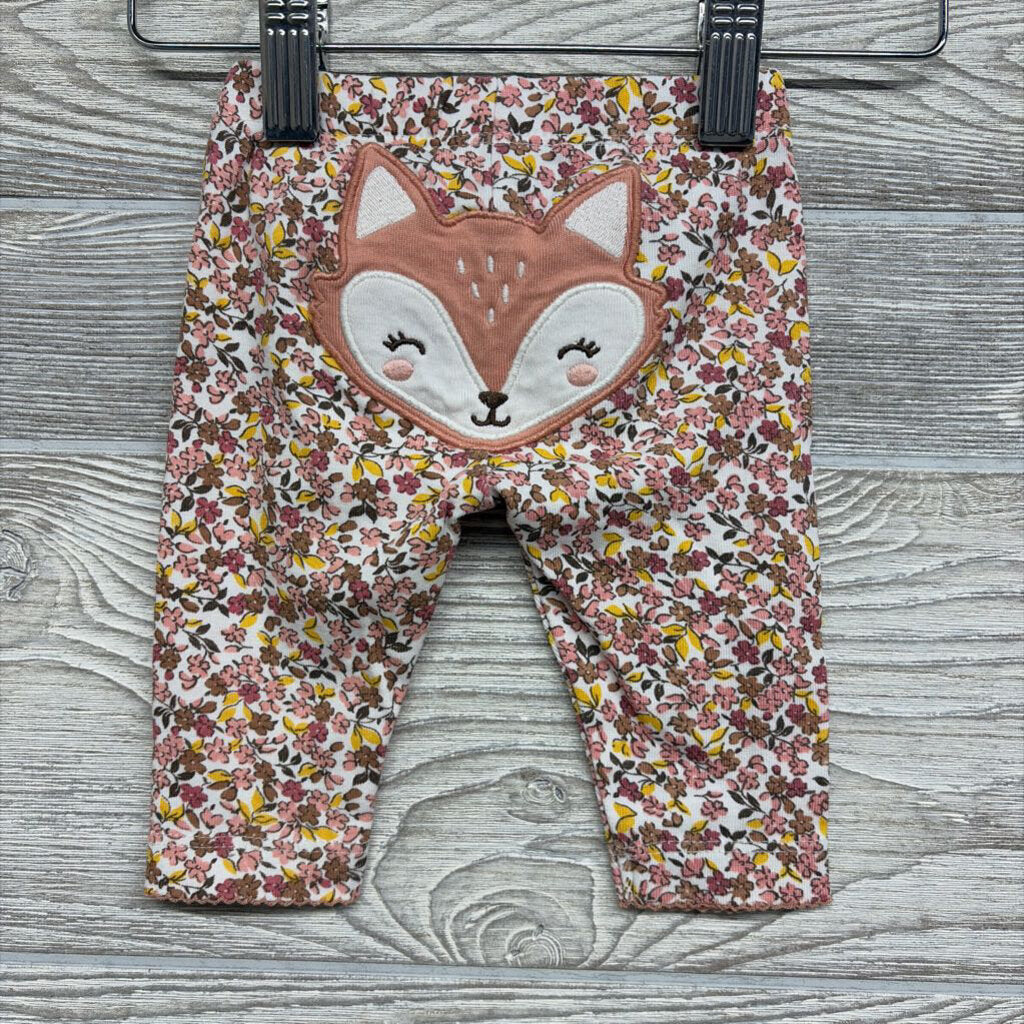 LS Bodysuit Little & Loved & Flower Pants 3M