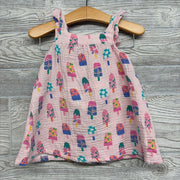 2 Pc Muslin Dress Popsicles 6M