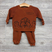 Waffle Knit Shirt & Pants Laugh It Up Fuzzball 6M