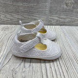 Textured Flowers Mary Jane Soft Sole Shoes 1c