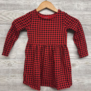 Gingham LS Dress 5t