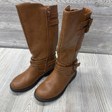 Tall Fashion Boots Side Buckle 13c