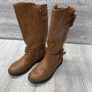 Tall Fashion Boots Side Buckle 13c