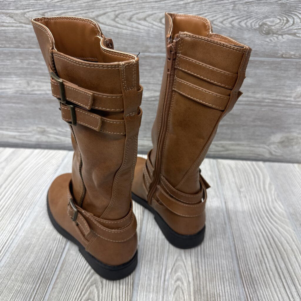 Tall Fashion Boots Side Buckle 13c