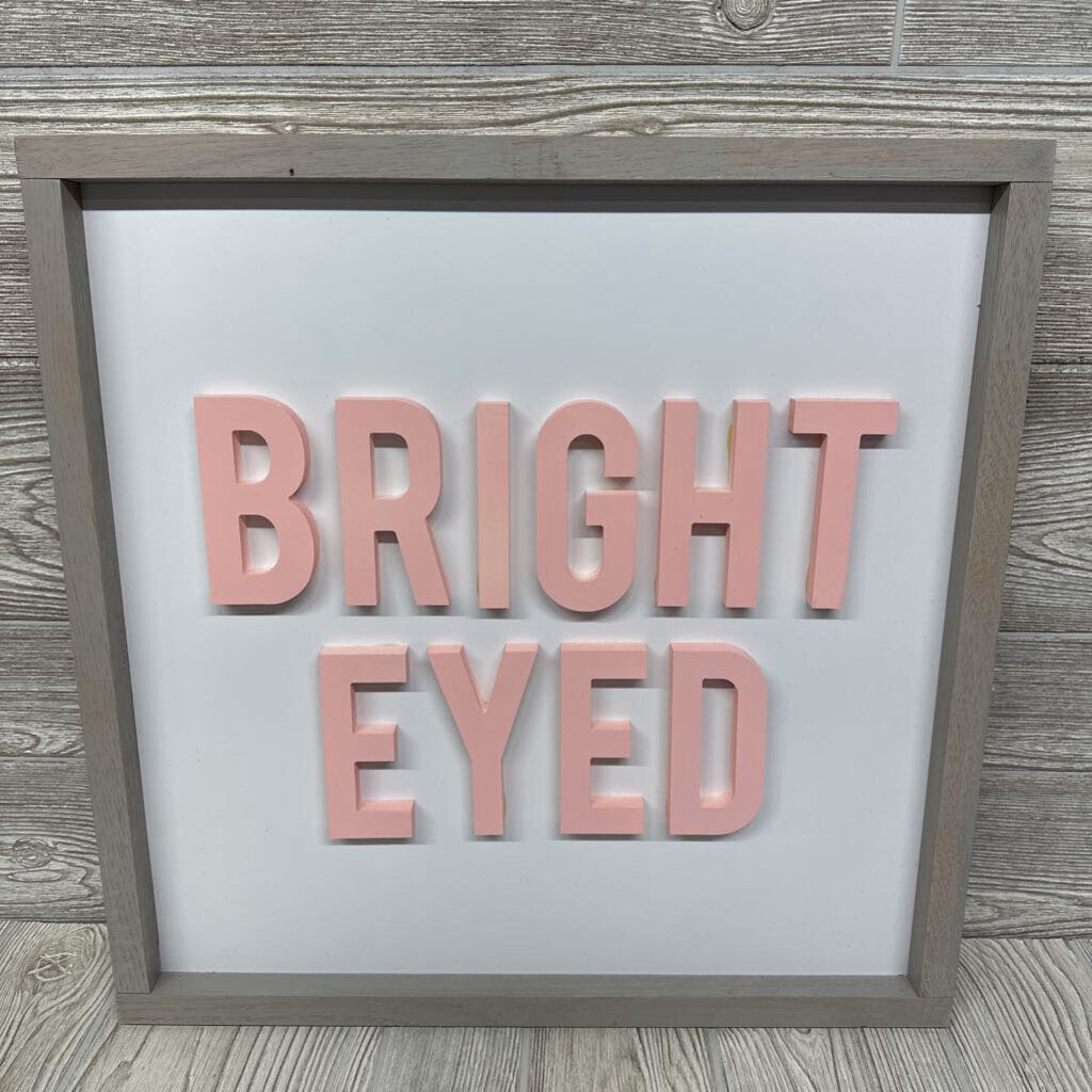 2 Pk Wooden Pictures Bright Eyed & Bushy Tailed