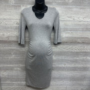 LS Ruched Dress V Cut Out
