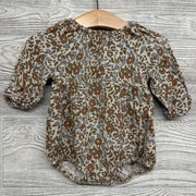 LS Viscose Romper Flowers 3-6m *