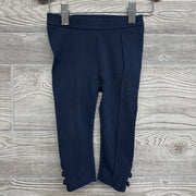 Button Cuff Ponte Pants 12-18m