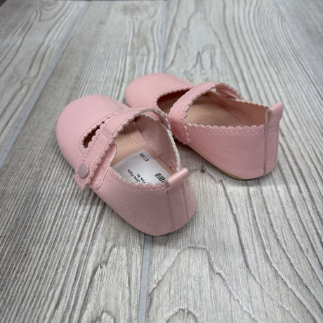 Patent Mary Jane Flats Scallop Trim 6c