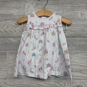 NEW Tank Dress & Bloomers Unicorns Castles 3-6m *
