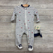 NEW Snap Sleeper & Hats Stripes Sports 6m