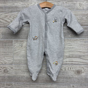 Snap Sleeper Stripes Racoon Fox 0-3m *